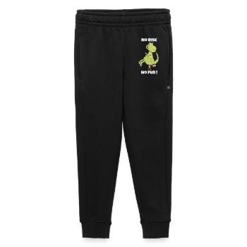 No Risk No Fun Faultier I Dinosaurier I Dino T-Rex - Kinder/Teenager Premium Sweathose - Schwarz - Vorne - AI Model Kid Male (0cm)
