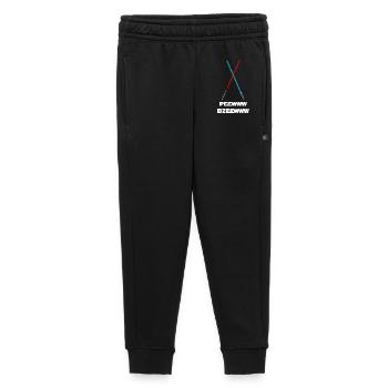 peewww bzeewww funny lightsaber lightsword design - Kids’/Teens' Premium Sweatpants - black - Front - AI Model Kid Male (0cm)