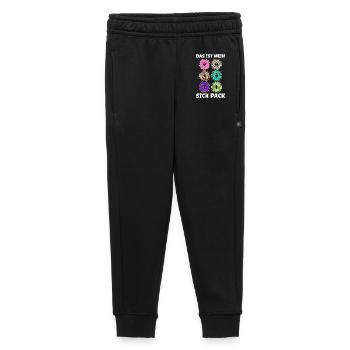 Délicieuse déclaration de bonbons au beignet - Pantalon de survêtement enfant/adolescent premium - noir - Devant - AI Model Kid Male (0cm)