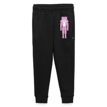 Nutcracker Christmas Pink Hearts Xmas Symbol - Kids’/Teens' Premium Sweatpants - black - Front - AI Model Kid Male (0cm)