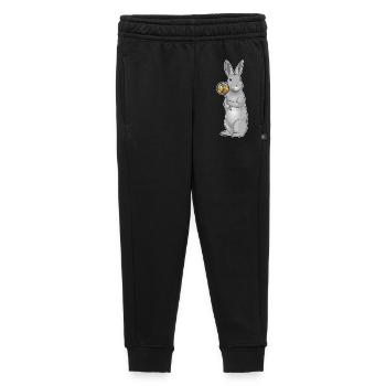 Sucette de lapin - Pantalon de survêtement enfant/adolescent premium - noir - Devant - AI Model Kid Male (0cm)
