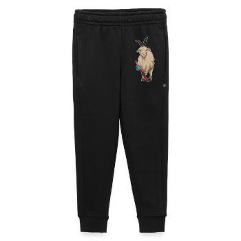 Croquant de hockey sur gazon Goat - Pantalon de survêtement enfant/adolescent premium - noir - Devant - AI Model Kid Male (0cm)