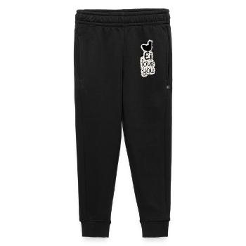Ei love you - Kinder/Teenager Premium Sweathose - Schwarz - Vorne - AI Model Kid Male (0cm)
