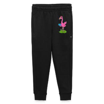 Flamingo Skater Skateboard - Pantalon de survêtement enfant/adolescent premium - noir - Devant - AI Model Kid Male (0cm)