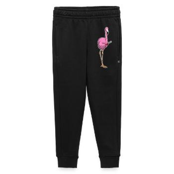 Flamingo Coiffeur Pince à cheveux - Pantalon de survêtement enfant/adolescent premium - noir - Devant - AI Model Kid Male (0cm)