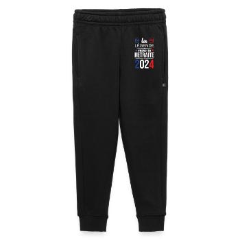La Légende Prend Sa Retraite 2024 - Pantalon de survêtement enfant/adolescent premium - noir - Devant - AI Model Kid Male (0cm)