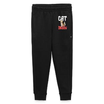 Chat Daddy: typographie robuste - Pantalon de survêtement enfant/adolescent premium - noir - Devant - AI Model Kid Male (0cm)