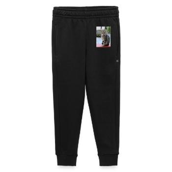 cute cat gift for cat lovers - Kids’/Teens' Premium Sweatpants - black - Front - AI Model Kid Male (0cm)