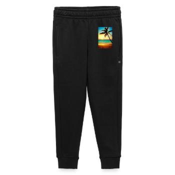 Caraïbes Palm Beach - Pantalon de survêtement enfant/adolescent premium - noir - Devant - AI Model Kid Male (0cm)