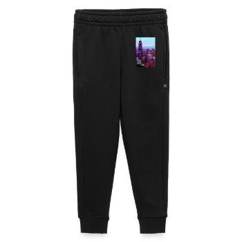 Horizon de la ville de New York - Pantalon de survêtement enfant/adolescent premium - noir - Devant - AI Model Kid Male (0cm)