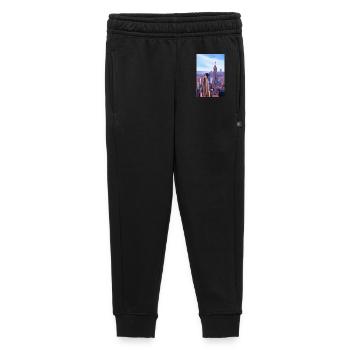 Horizon de la ville de New York - Pantalon de survêtement enfant/adolescent premium - noir - Devant - AI Model Kid Male (0cm)
