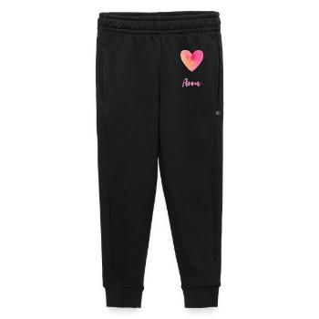 Anna Rosa Herz Typografie Mädchen Outfit - Kinder/Teenager Premium Sweathose - Schwarz - Vorne - AI Model Kid Male (0cm)