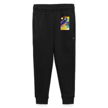 Espace et planètes - Pantalon de survêtement enfant/adolescent premium - noir - Devant - AI Model Kid Male (0cm)