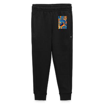Art abstrait - Pantalon de survêtement enfant/adolescent premium - noir - Devant - AI Model Kid Male (0cm)