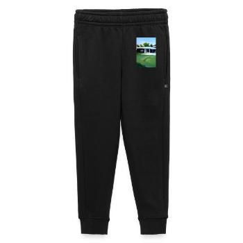 Weiße Villa mit Pool - Kinder/Teenager Premium Sweathose - Schwarz - Vorne - AI Model Kid Male (0cm)