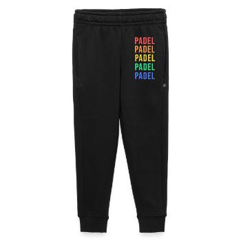 Padel Game Tennis Padel Saying Player Leisure - Kids’/Teens' Premium Sweatpants - black - Front - AI Model Kid Male (0cm)