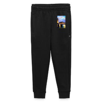 Bridges in London - Kids’/Teens' Premium Sweatpants - black - Front - AI Model Kid Male (0cm)