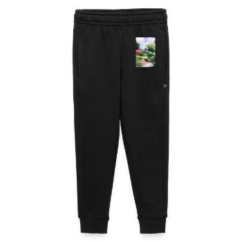 Chinese Zen Garden - Kids’/Teens' Premium Sweatpants - black - Front - AI Model Kid Male (0cm)