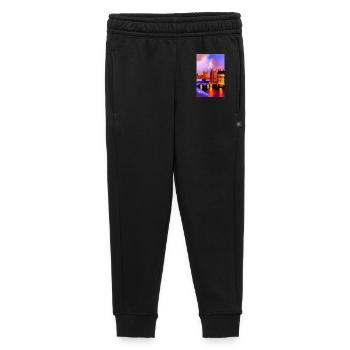 Bridges in London - Kids’/Teens' Premium Sweatpants - black - Front - AI Model Kid Male (0cm)