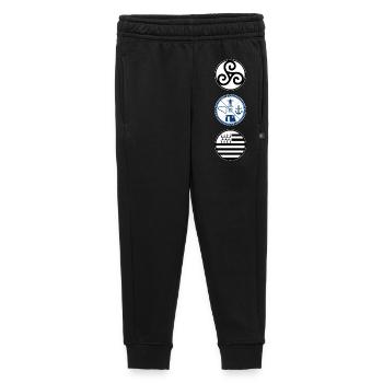 Bretagne et ses symboles. Triskell. Drapeau Breton - Pantalon de survêtement enfant/adolescent premium - noir - Devant - AI Model Kid Male (0cm)