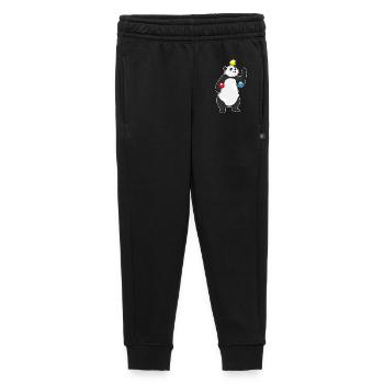 Panda Juggler Juggling - Kids’/Teens' Premium Sweatpants - black - Front - AI Model Kid Male (0cm)