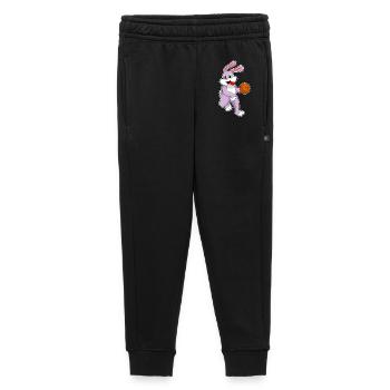 Hase Basketballspieler Basketball - Kinder/Teenager Premium Sweathose - Schwarz - Vorne - AI Model Kid Male (0cm)