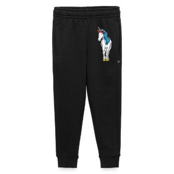 Unicorn Hair Bow - Kids’/Teens' Premium Sweatpants - black - Front - AI Model Kid Male (0cm)