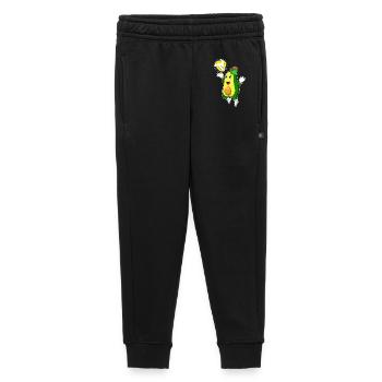 Avocado Volleyball Player Volleyball - Kids’/Teens' Premium Sweatpants - black - Front - AI Model Kid Male (0cm)