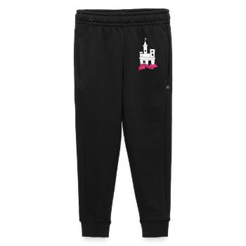 Burgfräulein Prinzessin Burg Schloss Märchen Illu - Kinder/Teenager Premium Sweathose - Schwarz - Vorne - AI Model Kid Male (0cm)
