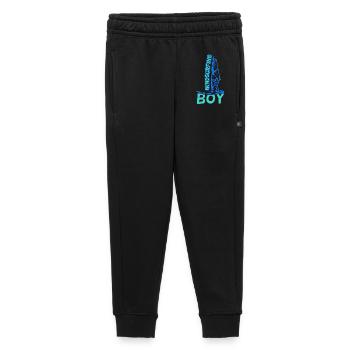 Garçon de planche à voile - Pantalon de survêtement enfant/adolescent premium - noir - Devant - AI Model Kid Male (0cm)