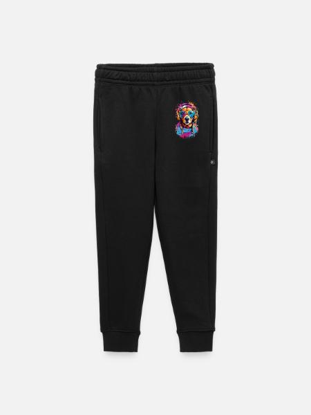 Coole Hund - Kinder/Teenager Premium Sweathose - Schwarz