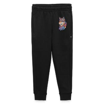 Loup - Pantalon de survêtement enfant/adolescent premium - noir - Devant - AI Model Kid Male (0cm)