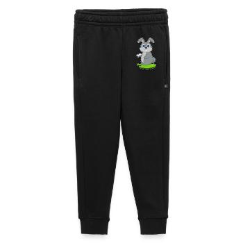 Livre de lapin - Pantalon de survêtement enfant/adolescent premium - noir - Devant - AI Model Kid Male (0cm)