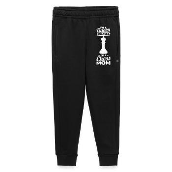 Chess mom - Kids’/Teens' Premium Sweatpants - black - Front - AI Model Kid Male (0cm)