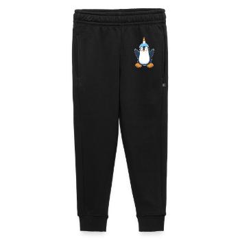 Bougie d’anniversaire Pingouin - Pantalon de survêtement enfant/adolescent premium - noir - Devant - AI Model Kid Male (0cm)