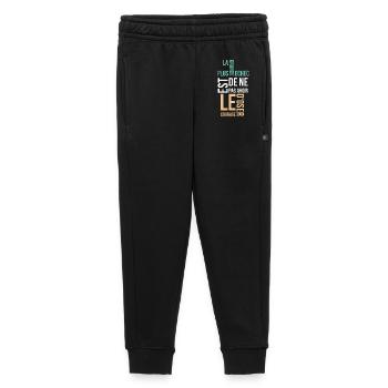 la plus grande echec est de ne pas avoir - Pantalon de survêtement enfant/adolescent premium - noir - Devant - AI Model Kid Male (0cm)