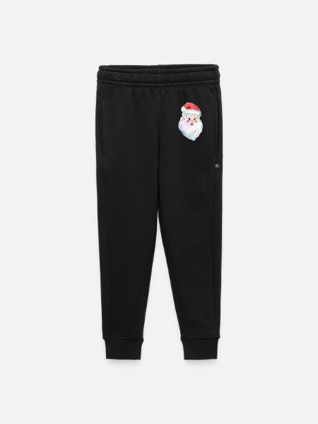 Kawaii Weihnachtsmann - Kinder/Teenager Premium Sweathose - Schwarz