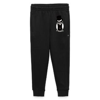 Black White Owl Eagle Owl Bird Kids Hat Fantasy - Kids’/Teens' Premium Sweatpants - black - Front - AI Model Kid Male (0cm)