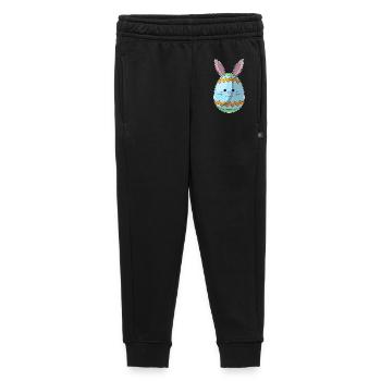 Oreilles de lapin de Pâques en forme d’œuf de Pâques - Pantalon de survêtement enfant/adolescent premium - noir - Devant - AI Model Kid Male (0cm)