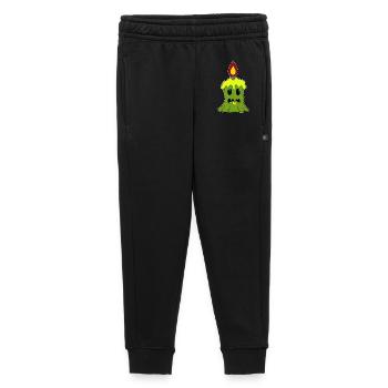 Bougie Halloween - Pantalon de survêtement enfant/adolescent premium - noir - Devant - AI Model Kid Male (0cm)
