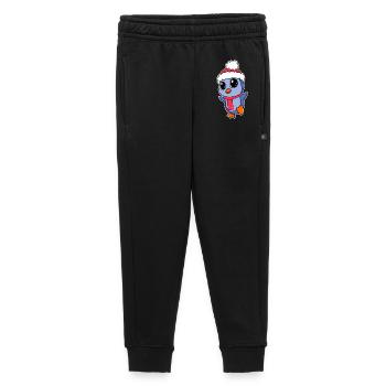 Penguin Christmas - Kids’/Teens' Premium Sweatpants - black - Front - AI Model Kid Male (0cm)