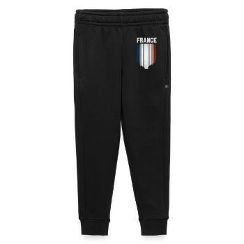 Flag of France, French pride - Kids’/Teens' Premium Sweatpants - black - Front - AI Model Kid Male (0cm)