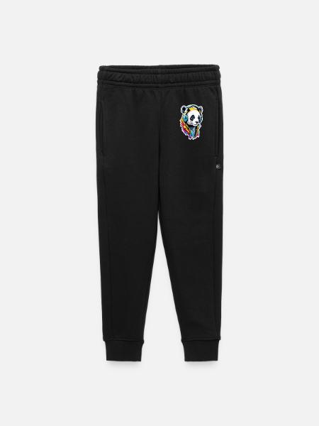 Panda - Kinder/Teenager Premium Sweathose - Schwarz