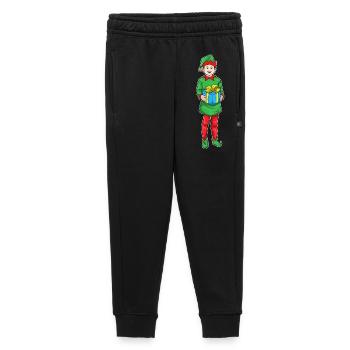 Forfait de Noël Elf - Pantalon de survêtement enfant/adolescent premium - noir - Devant - AI Model Kid Male (0cm)