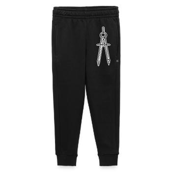 Architecture Circle - Kids’/Teens' Premium Sweatpants - black - Front - AI Model Kid Male (0cm)