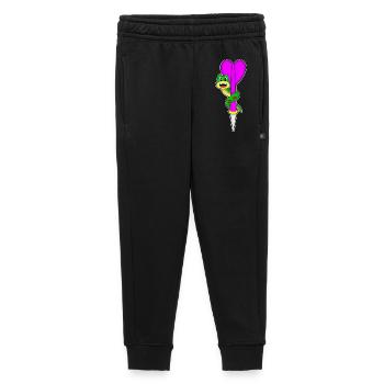 Fléchette serpent - Pantalon de survêtement enfant/adolescent premium - noir - Devant - AI Model Kid Male (0cm)