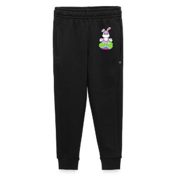 Méditation de Pâques avec un lapin - Pantalon de survêtement enfant/adolescent premium - noir - Devant - AI Model Kid Male (0cm)