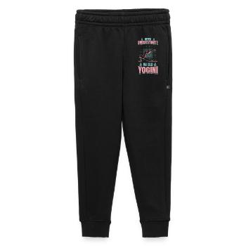 Yoga Großmutter - Kinder/Teenager Premium Sweathose - Schwarz - Vorne - AI Model Kid Male (0cm)