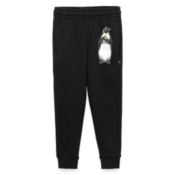 Penguin Banana - Kids’/Teens' Premium Sweatpants - black - Front - AI Model Kid Male (0cm)