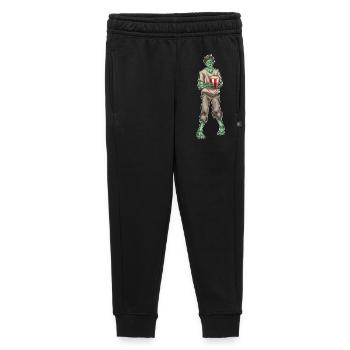 Maïs soufflé d’Halloween zombie - Pantalon de survêtement enfant/adolescent premium - noir - Devant - AI Model Kid Male (0cm)